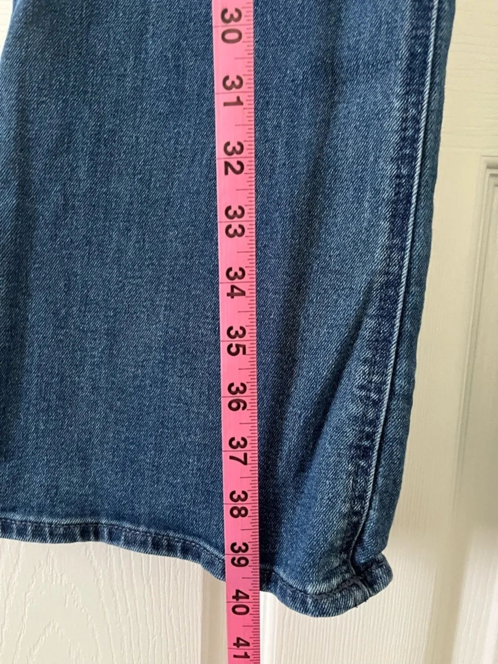 Old Navy Dark Blue Mid Rise WOW Flare Jeans